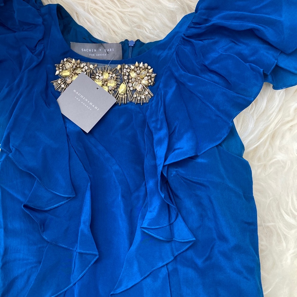 SACHIN + BABI Silk Mini Dress - Picture 4 of 10